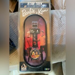 Star Trek 30th Anniversary Barbie & Ken Collector Watch 1996 Sealed Vintage